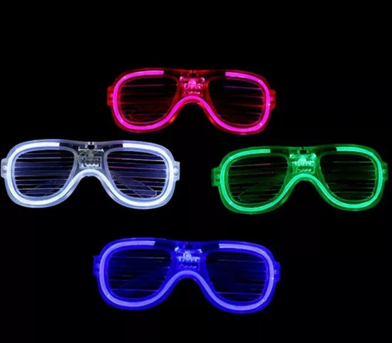 Óculos LED iluminados de baixo preço para concerto de festa Óculos de sol LED para crianças